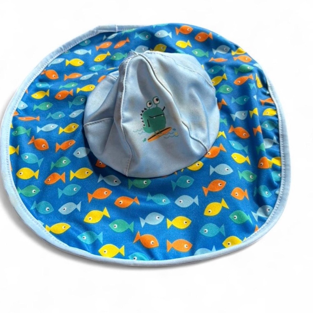 ✨ Blue fish swim cap✨